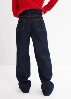 Kinder bonprix Mädchen 9-16 Jahre·Jeans|Wide-Leg-Jeans Mid Waist