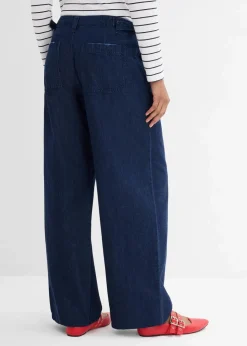 New Wide-Leg-Jeans Mid Waist Damen Bekleidung·Shirts & Tops|Jeans