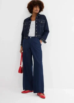 New Wide-Leg-Jeans Mid Waist Damen Bekleidung·Shirts & Tops|Jeans