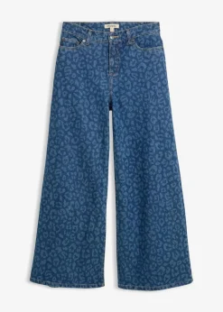 Discount Wide-Leg-Jeans Mid Waist Damen Kurzgrößen|Jeans