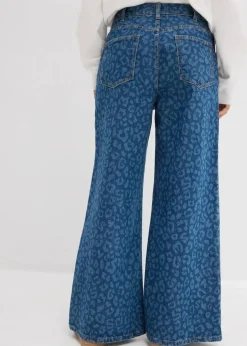Discount Wide-Leg-Jeans Mid Waist Damen Kurzgrößen|Jeans