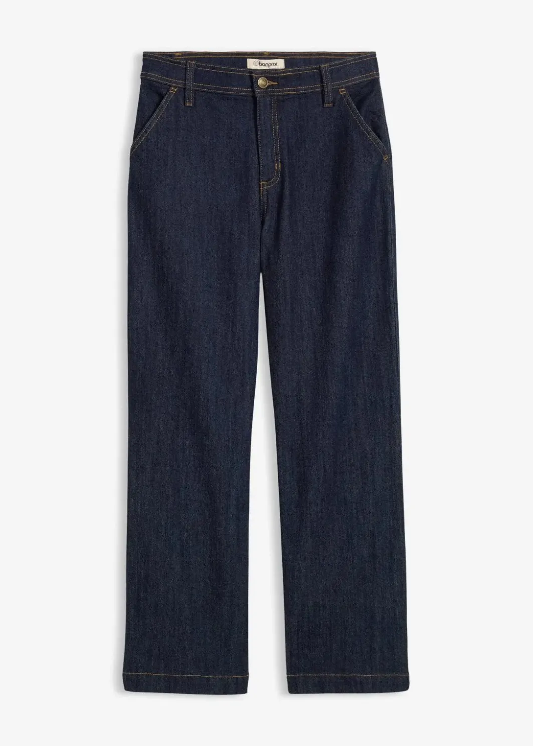 Discount Wide-Leg-Jeans Mid Waist Kinder Mädchen 9-16 Jahre·Jeans