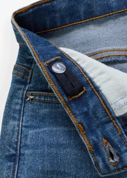 Hot Wide-Leg-Jeans Mid Waist Kinder Mädchen 9-16 Jahre·Jeans