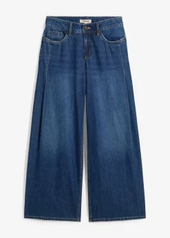 Outlet Wide-Leg-Jeans Mid Waist Damen Jeans|Kurzgrößen