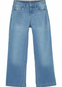 New Wide-Leg-Jeans Mid Waist Kinder Mädchen 9-16 Jahre·Jeans