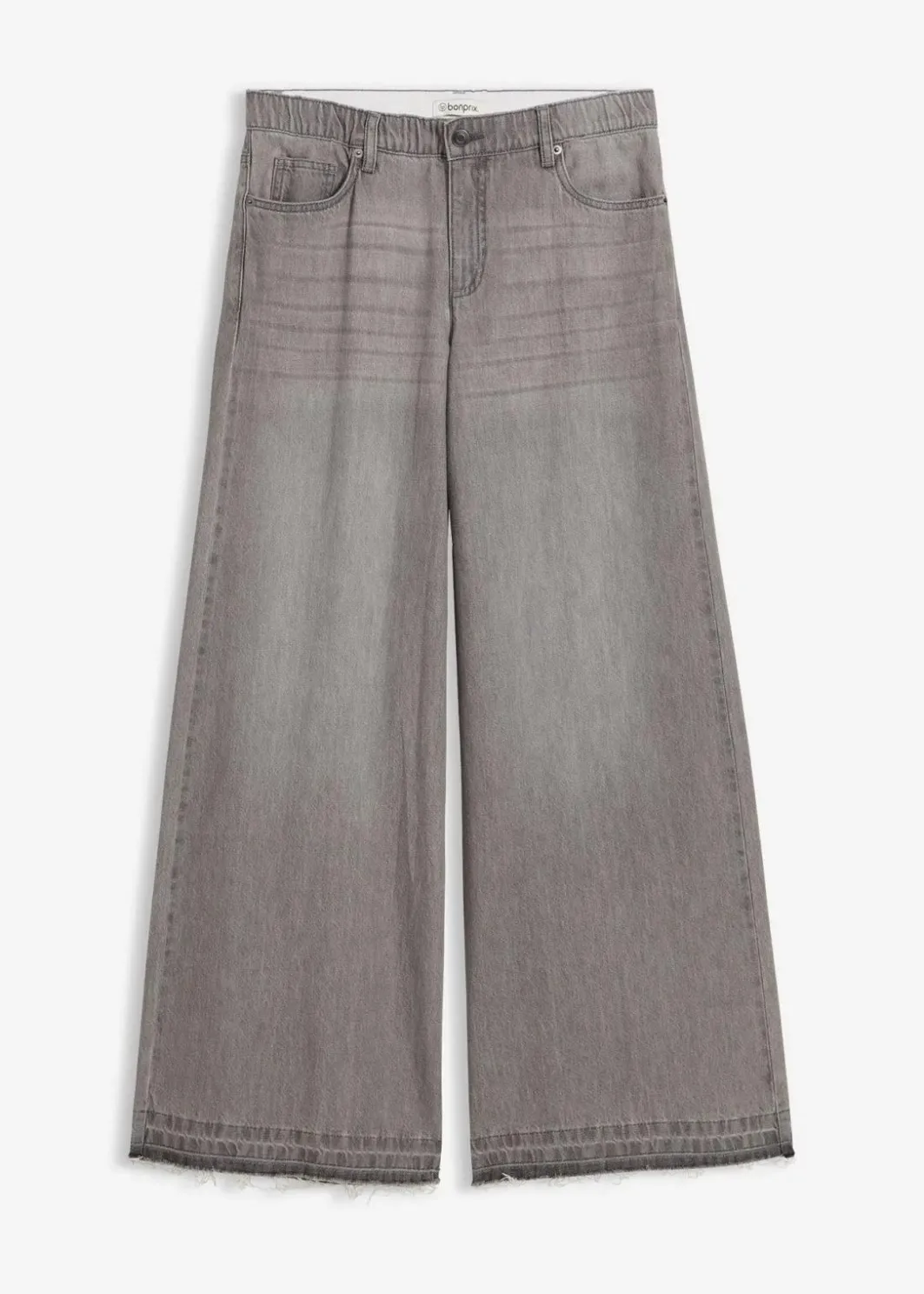 Online Wide-Leg-Jeans Mid Waist, Bequembund Damen Jeans|Kurzgrößen