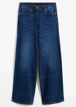 Clearance Wide-Leg-Jeans Mid Waist, Bequembund Damen Jeans|Bekleidung·Shirts & Tops