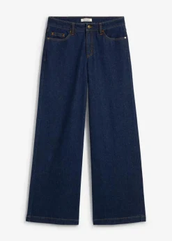 Online Wide-Leg-Jeans, Mid Waist, Full Length Damen Bekleidung·Shirts & Tops|Jeans
