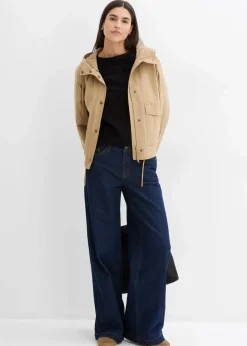 Online Wide-Leg-Jeans, Mid Waist, Full Length Damen Bekleidung·Shirts & Tops|Jeans