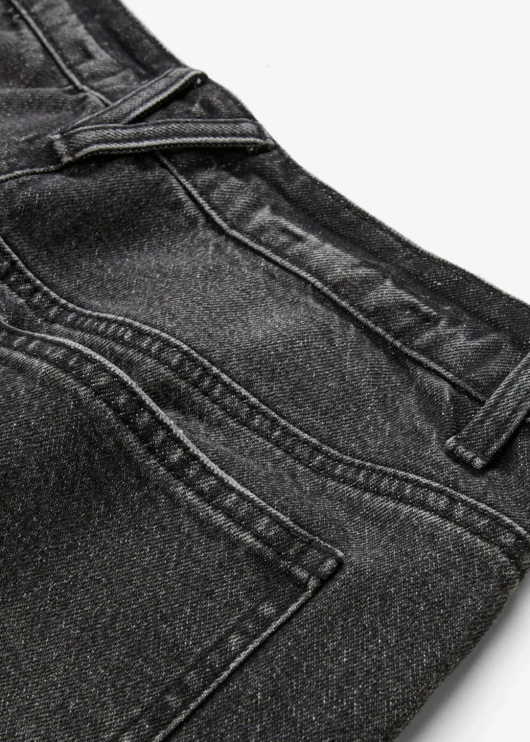 Sale Wide-Leg-Jeans, Mid Waist, Low Stretch Full Length Damen Jeans|Kurzgrößen