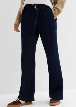 Best Wide-Leg-Jeans Mid Waist mit Gürtel Damen Bekleidung·Shirts & Tops|Jeans