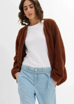 Outlet Wide-Leg-Jeans Mid Waist mit Gürtel Damen Jeans|Bekleidung·Shirts & Tops