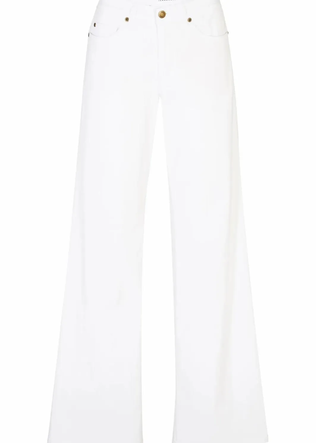 Damen bonprix Jeans|Bekleidung·Shirts & Tops|Wide-Leg-Jeans, Mid Waist, Stretch
