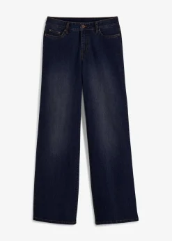 New Wide-Leg-Jeans, Mid Waist, Stretch Damen Jeans|Kurzgrößen