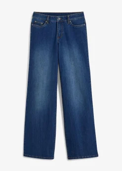 Sale Wide-Leg-Jeans, Mid Waist, Stretch Damen Kurzgrößen|Bekleidung·Shirts & Tops