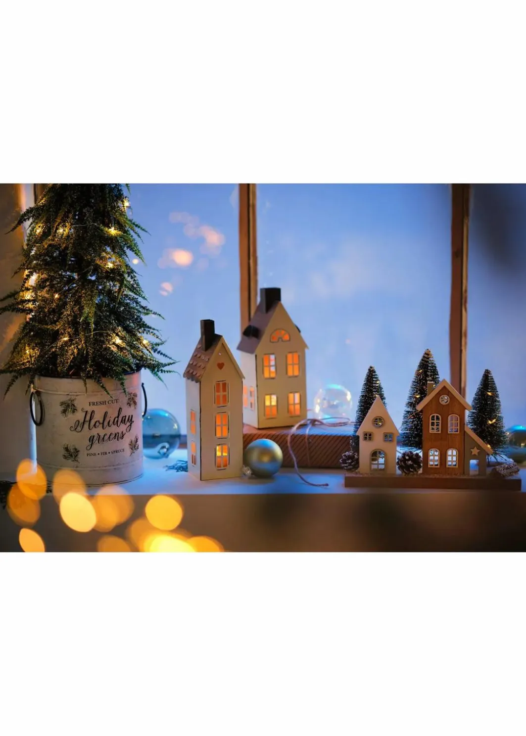 bonprix Sehr Beliebt|Kerzenhalter|Windlicht im Haus-Design (2-tlg.Set)