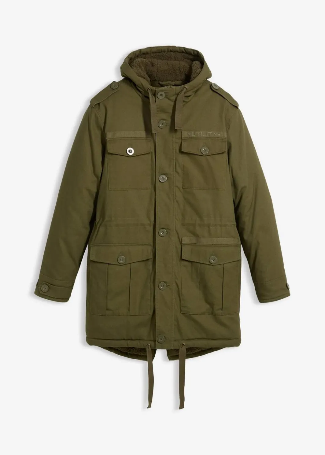 Clearance Winter Field-Parka mit Kuschel-Fleece-Futter Herren Jacken & Mäntel|Outdoorbekleidung