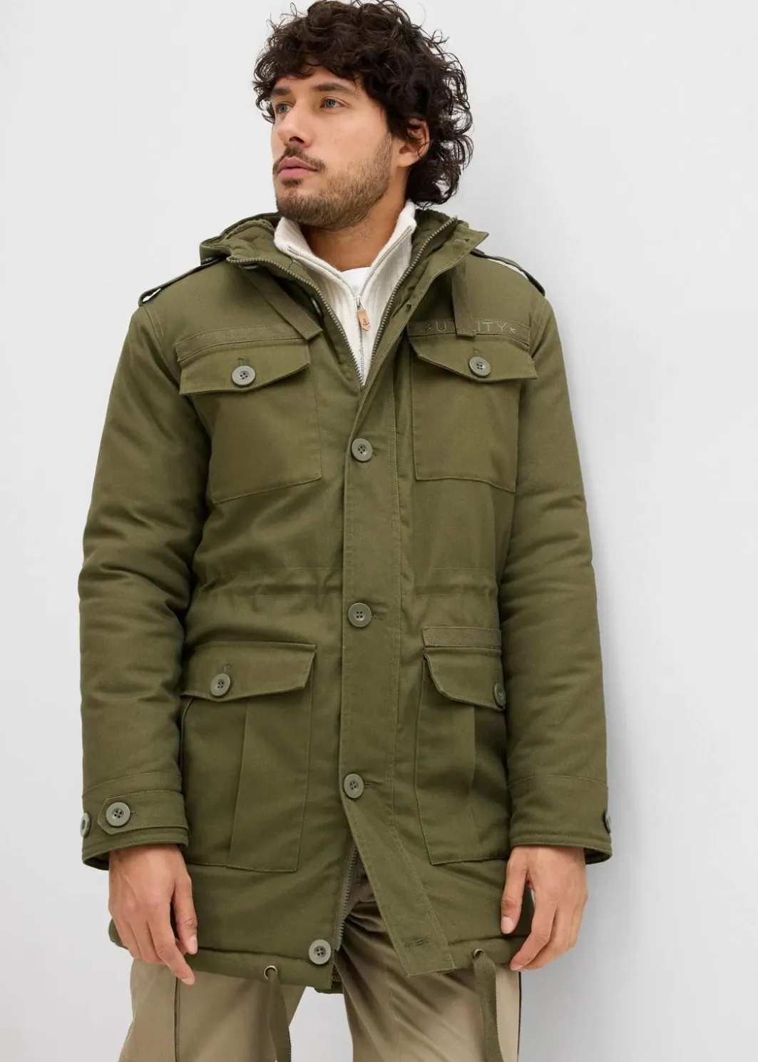 Clearance Winter Field-Parka mit Kuschel-Fleece-Futter Herren Jacken & Mäntel|Outdoorbekleidung