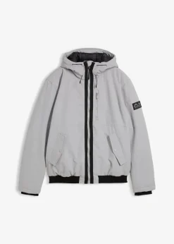 Hot Winterblouson mit Kapuze und sportiven Details Herren Große Größen|Jacken & Mäntel