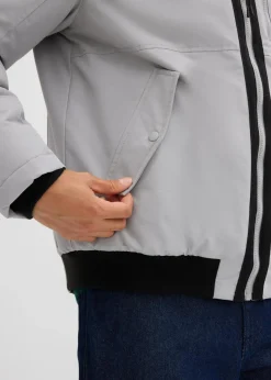 Hot Winterblouson mit Kapuze und sportiven Details Herren Große Größen|Jacken & Mäntel