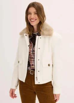 Damen bonprix Jacken & Mäntel|Bekleidung·Hosen|Winterjacke in Wolloptik