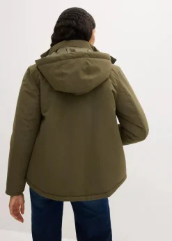 Winterjacke mit aufgesetzen Taschen Damen Nachhaltigere Materialien|Jacken & Mäntel