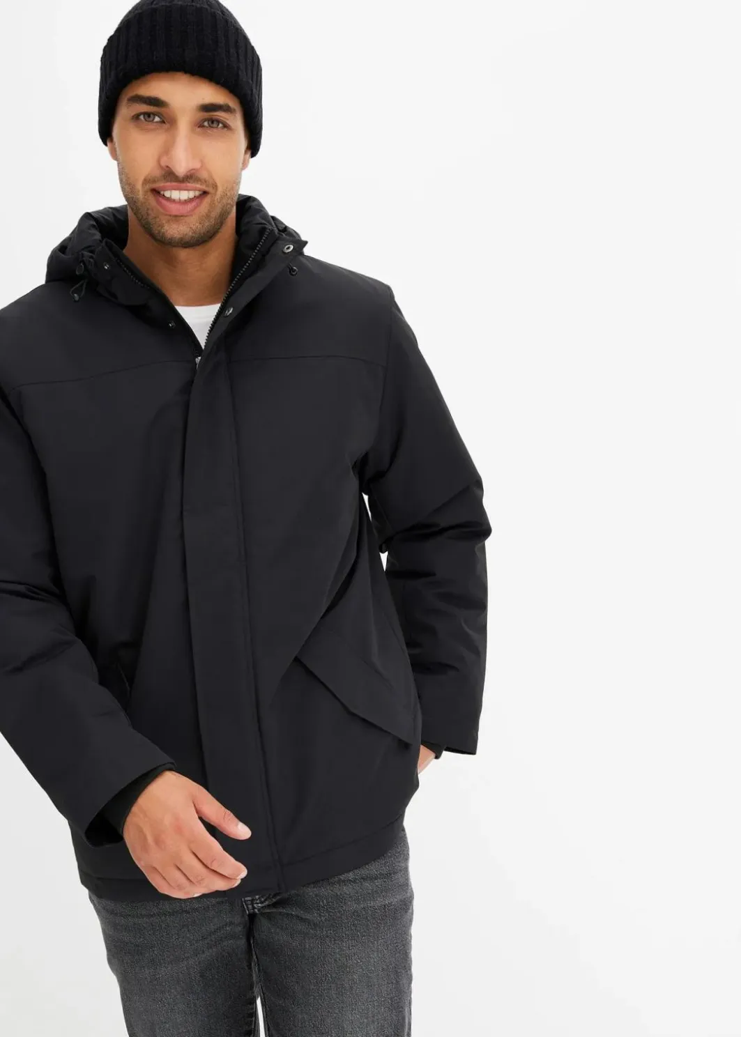 Herren bonprix Große Größen|Jacken & Mäntel|Winterjacke mit Kapuze