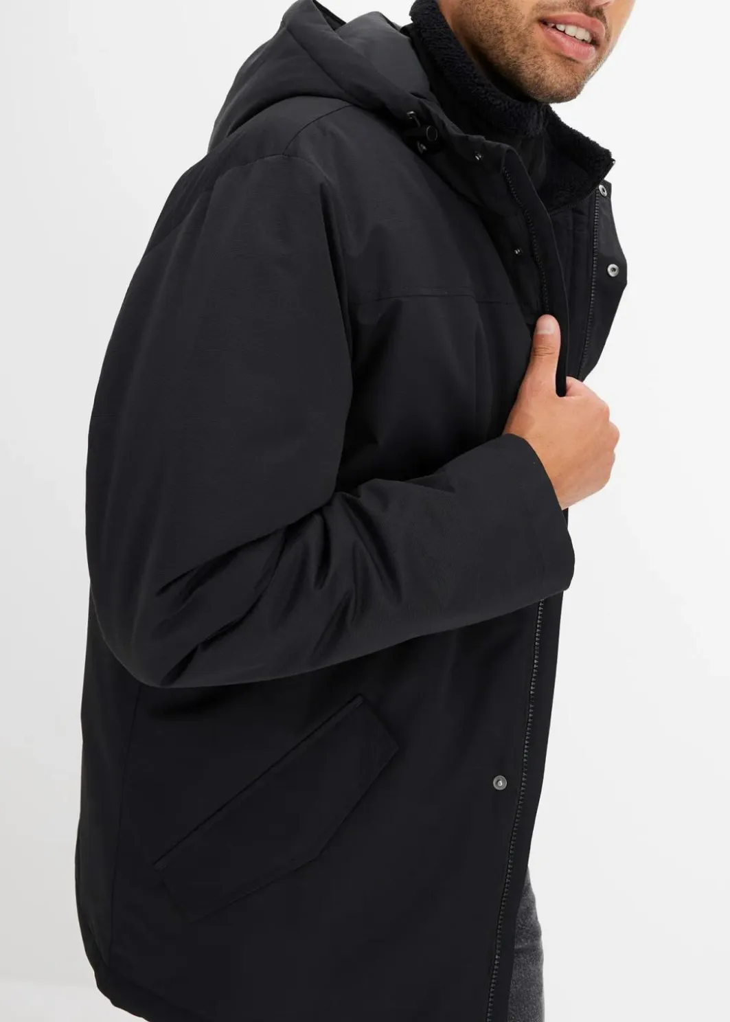 Herren bonprix Große Größen|Jacken & Mäntel|Winterjacke mit Kapuze