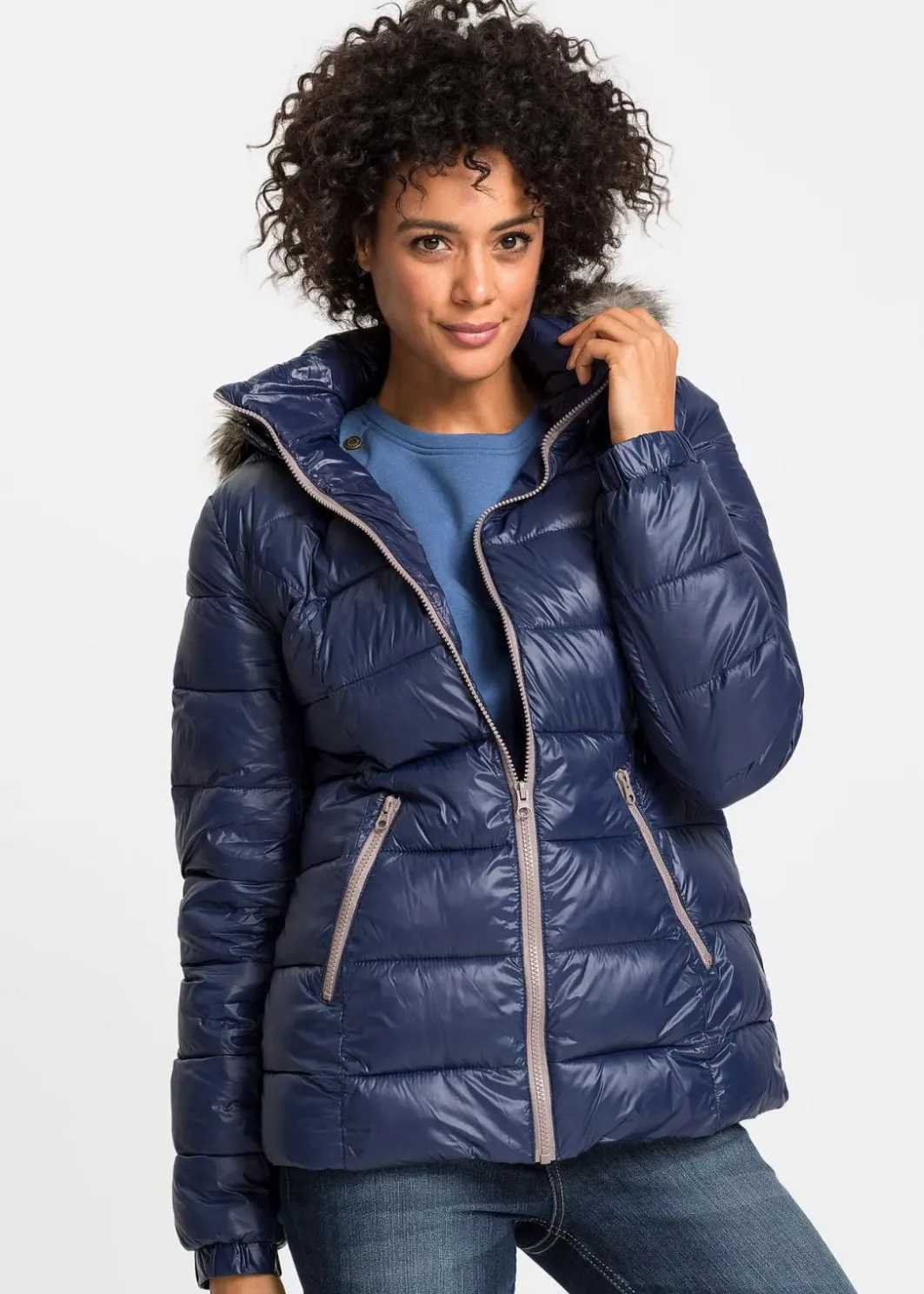 Discount Winterjacke mit Kapuze Damen Bekleidung·Hosen|Jacken & Mäntel
