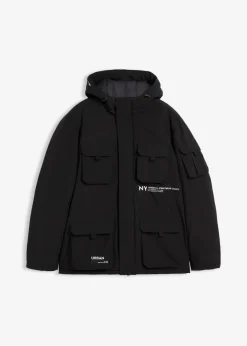 Herren bonprix Große Größen|Jacken & Mäntel|Winterjacke mit Kapuze und vielen praktischen Taschen