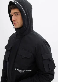Herren bonprix Große Größen|Jacken & Mäntel|Winterjacke mit Kapuze und vielen praktischen Taschen