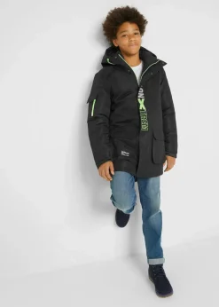 Kinder bonprix Jungen 9-16 Jahre·Jacken & Outdoor|Winterjacke mit sportiven Details und Kapuze