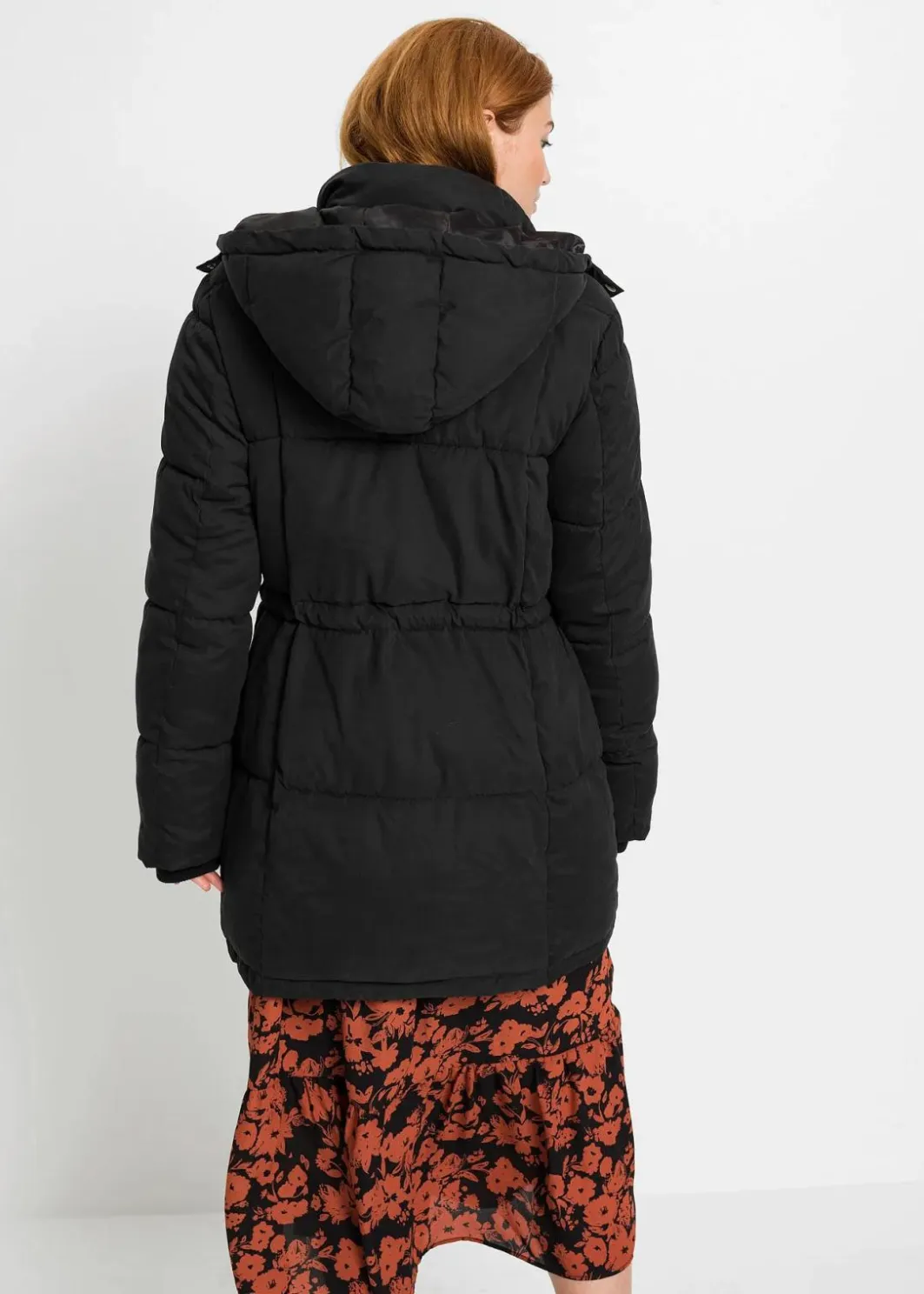 Damen bonprix Jacken & Mäntel|Bekleidung·Hosen|Winterjacke mit verstellbarem Taillenbündchen