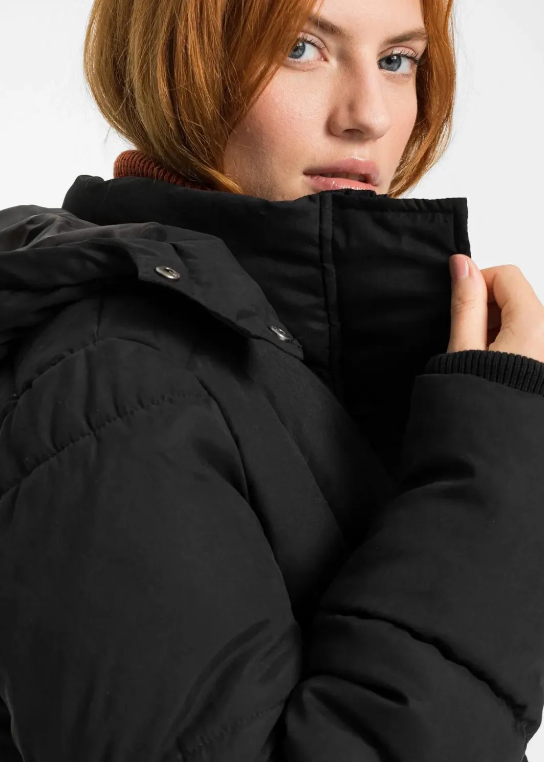 Damen bonprix Jacken & Mäntel|Bekleidung·Hosen|Winterjacke mit verstellbarem Taillenbündchen