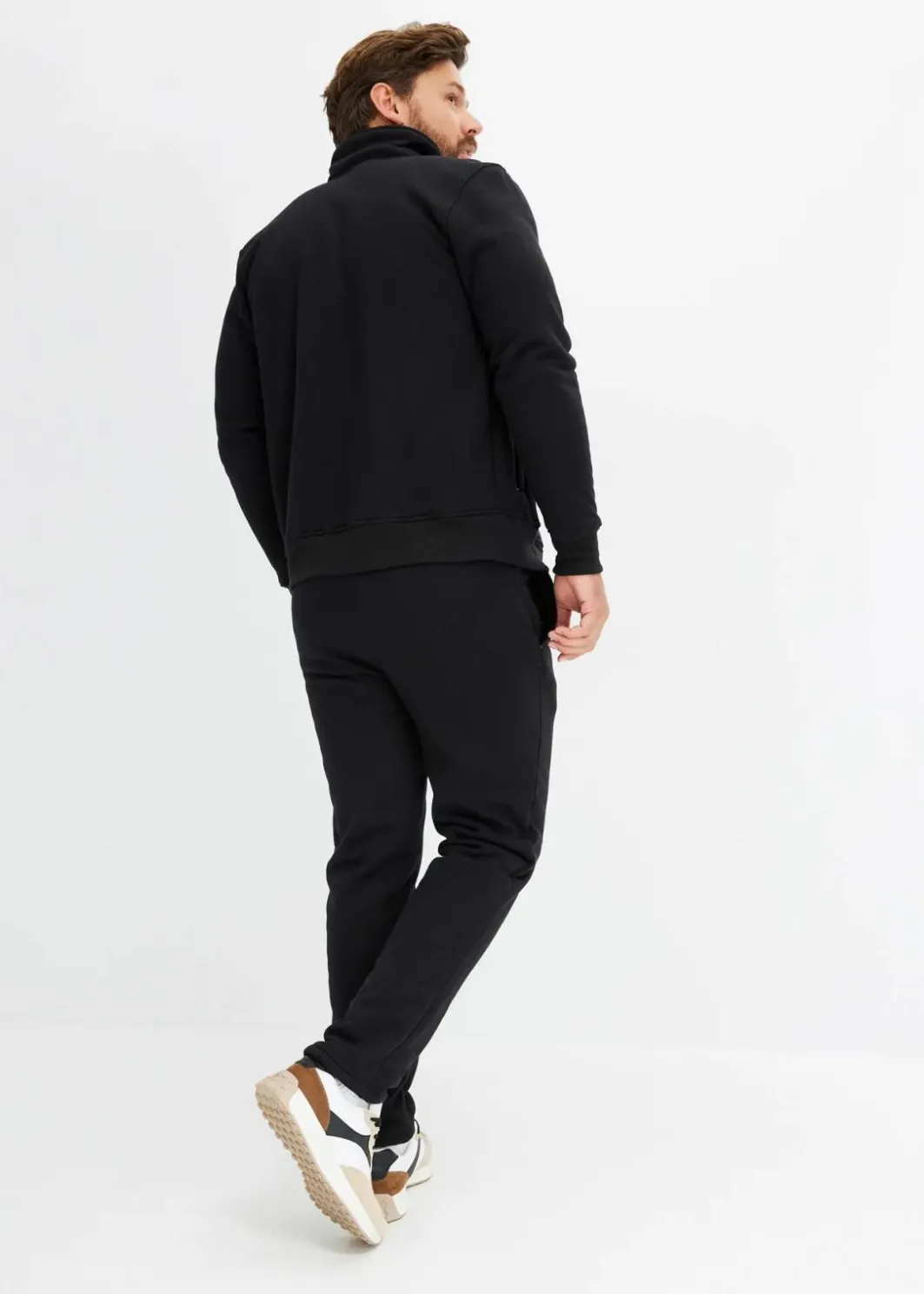 New Winter-Jogginganzug mit Kuschel-Fleece-Futter Herren Große Größen|Basics