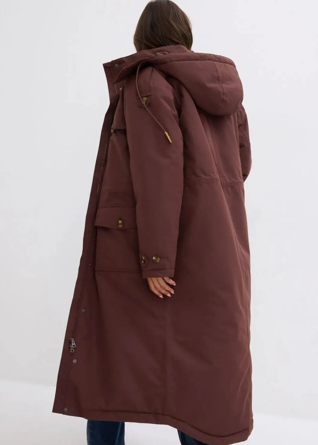Damen bonprix Jacken & Mäntel|Bekleidung·Hosen|Wintermantel, 2in1 Optik