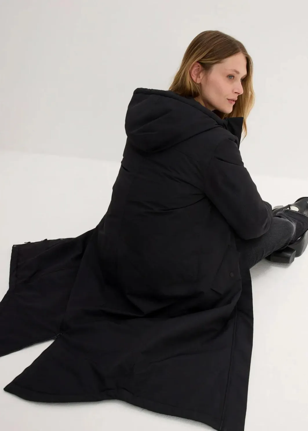 Damen bonprix Bekleidung·Hosen|Jacken & Mäntel|Wintermantel mit Innensteppung