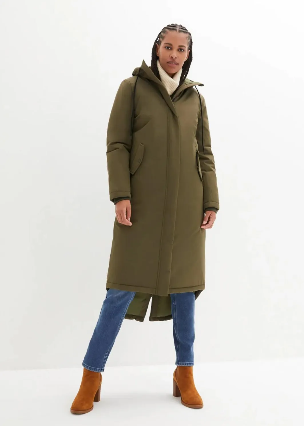 Damen bonprix Jacken & Mäntel|Bekleidung·Hosen|Wintermantel mit Innensteppung