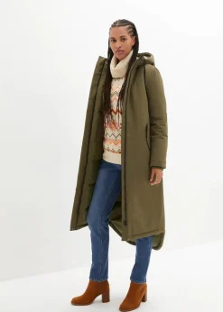 Damen bonprix Jacken & Mäntel|Bekleidung·Hosen|Wintermantel mit Innensteppung