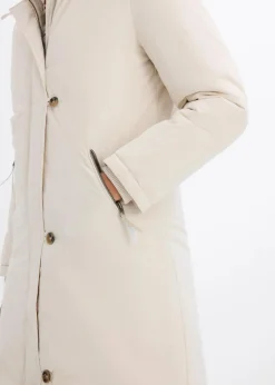 Sale Wintermantel mit Teddyfell in der Kapuze Damen Jacken & Mäntel|Bekleidung·Hosen