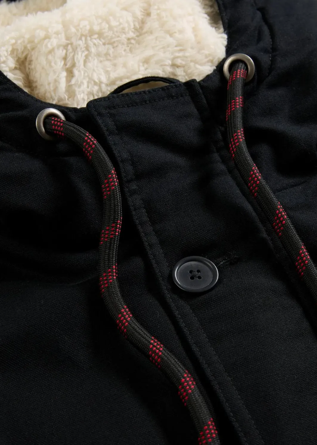 Discount Winter-Parka mit Teddy-Kapuze Herren Große Größen|Jacken & Mäntel