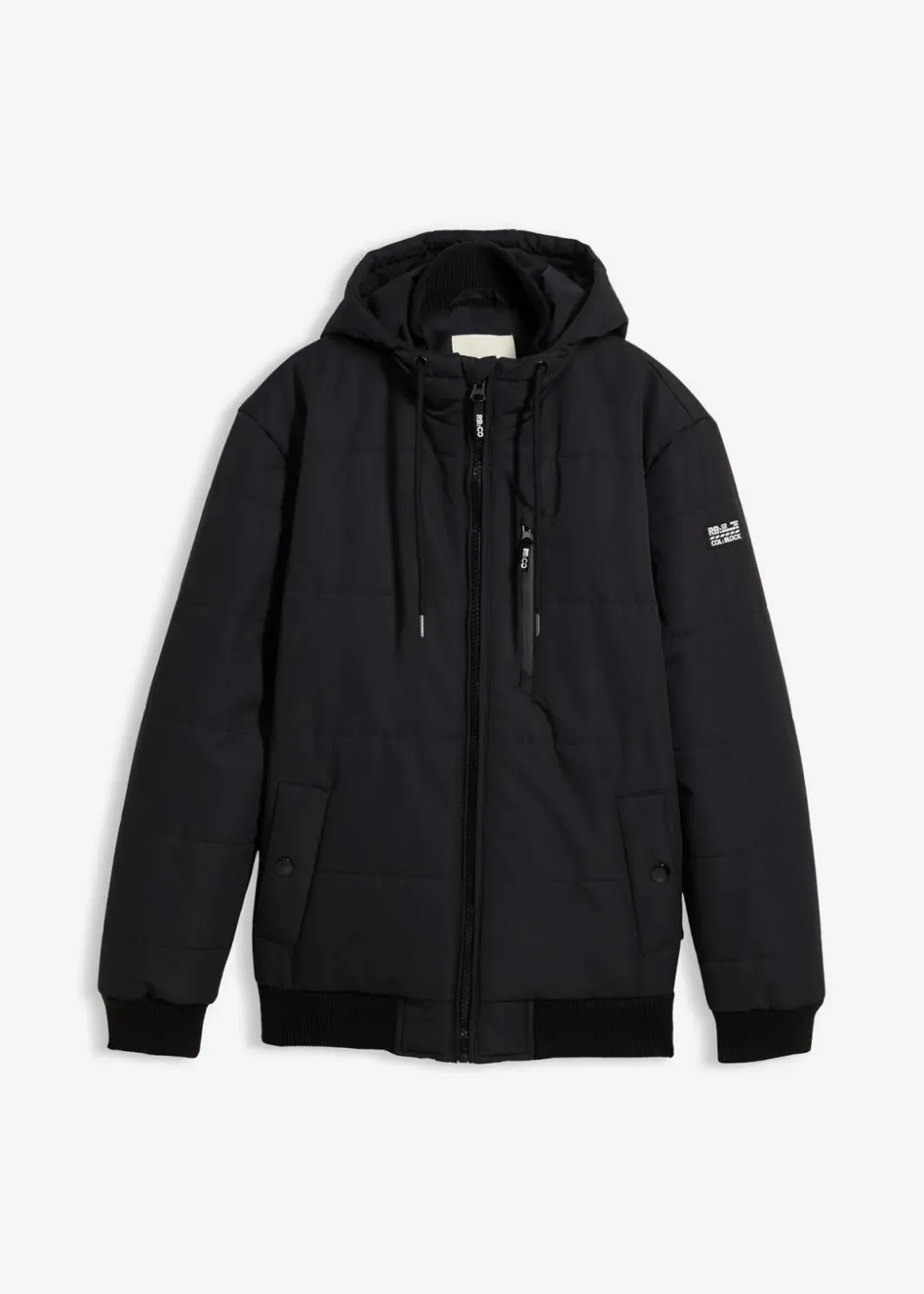 Herren bonprix Große Größen|Jacken & Mäntel|Winter-Steppjacke in Blousonform mit Kapuze