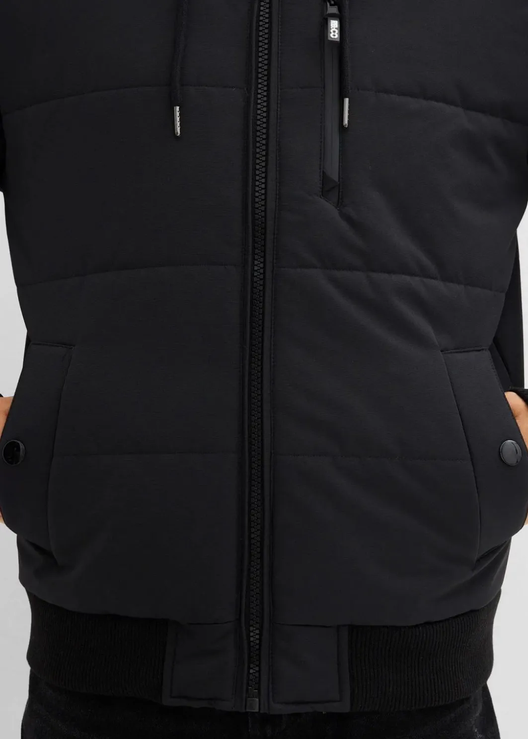 Herren bonprix Große Größen|Jacken & Mäntel|Winter-Steppjacke in Blousonform mit Kapuze