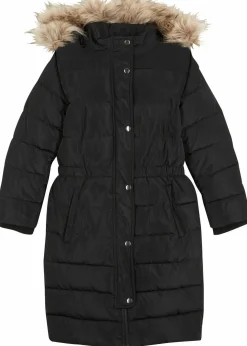 Kinder bonprix Mädchen 9-16 Jahre·Jacken & Outdoor|Winter-Steppmantel mit abnehmbarer Kapuze