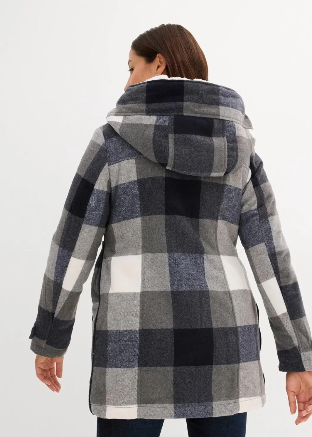 Outlet Woll-Umstandsjacke mit Teddyfutter / Tragejacke Damen Bekleidung·Blazer|Umstandsmode