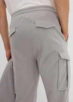 Herren bonprix Große Größen|Outdoorbekleidung|wärmende Cargohose in Fleece-Qualität, Regular Fit