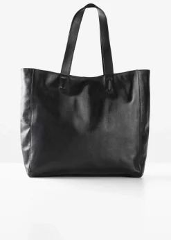 Damen bonprix Taschen|Premium|XXL-Ledershopper