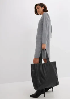 Damen bonprix Taschen|Premium|XXL-Ledershopper