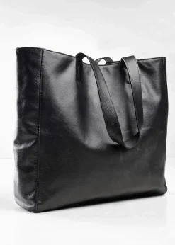 Damen bonprix Taschen|Premium|XXL-Ledershopper