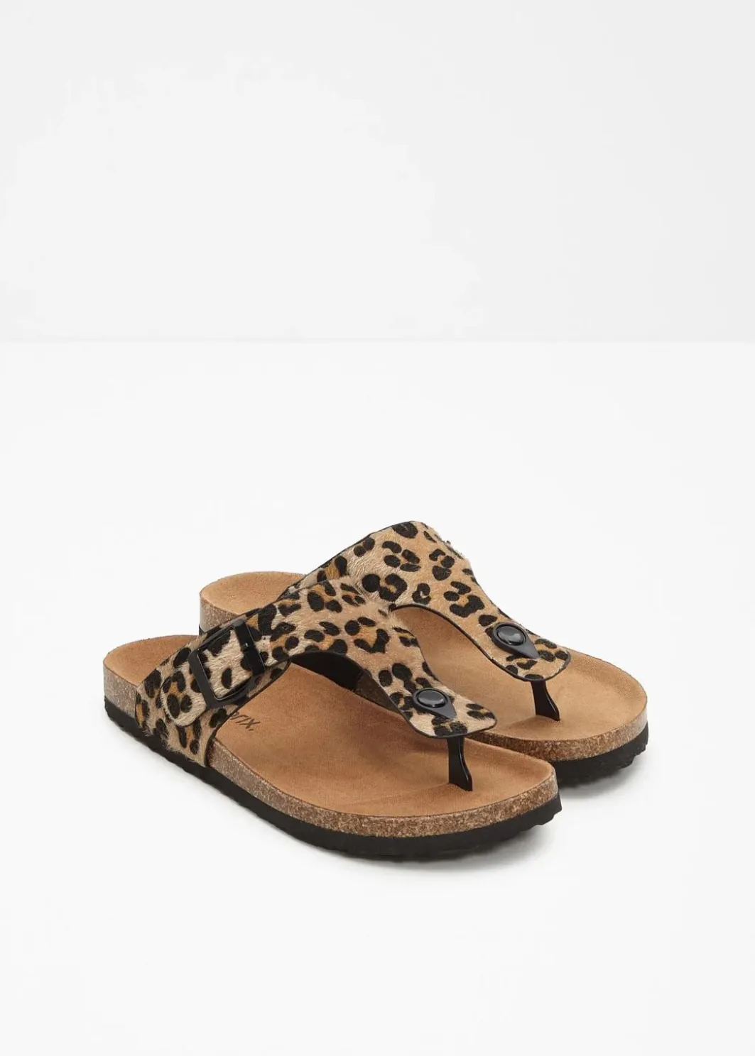 New Zehenstegpantoletten mit bequemem Fußbett Damen Sommerschuhe